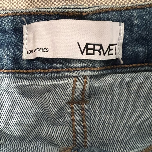 Vervet small Denim Distressed Mini Skirt, destroyed, EUC, see photos - Picture 6 of 7